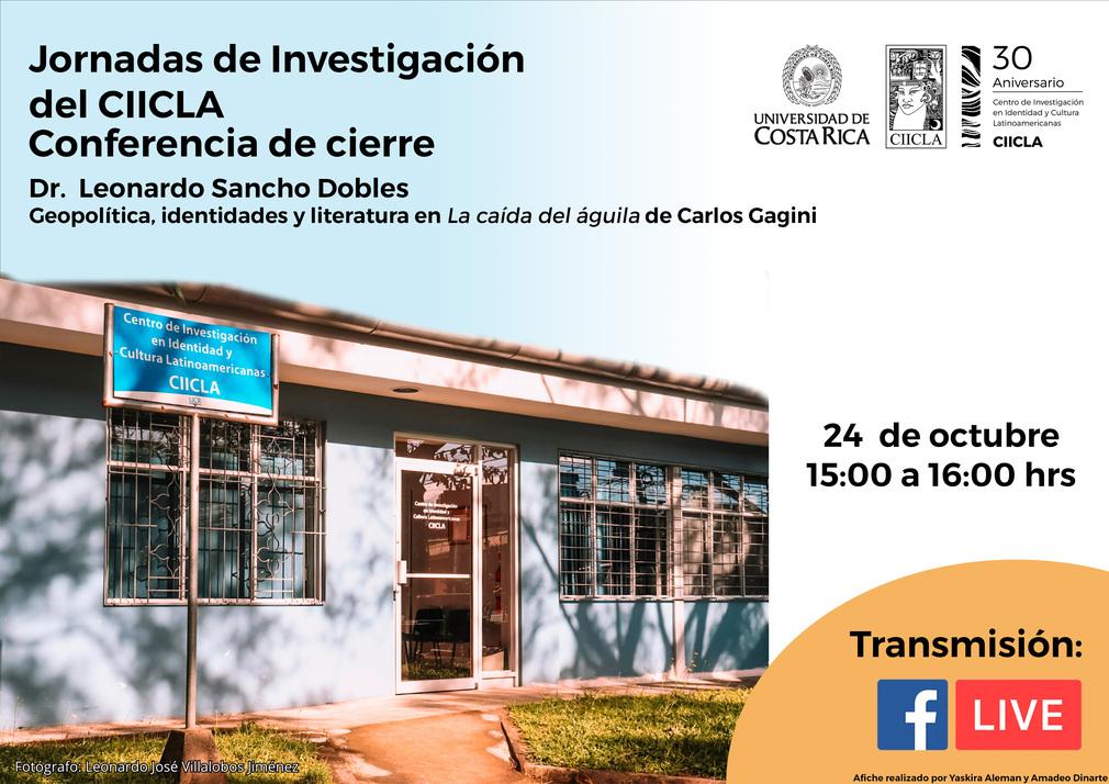 Afiche Jornadas Investigación 2024 - conferencia de cierre